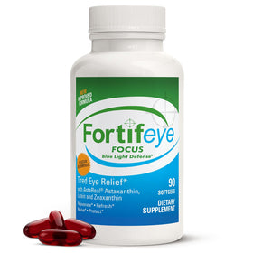 Fortifeye Focus complément alimentaire 90 capsules vue de face