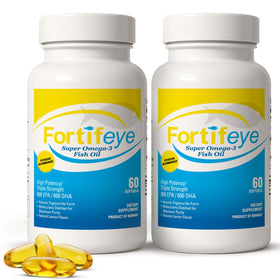 Fortifeye Super Omega-3 Huile de Poisson 1600mg 120 capsules vue avant