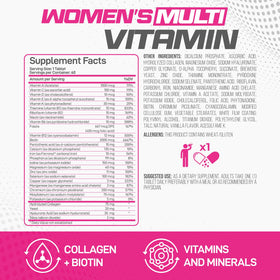 Forzagen Multivitamines Femmes 60 comprimés, vue de côté