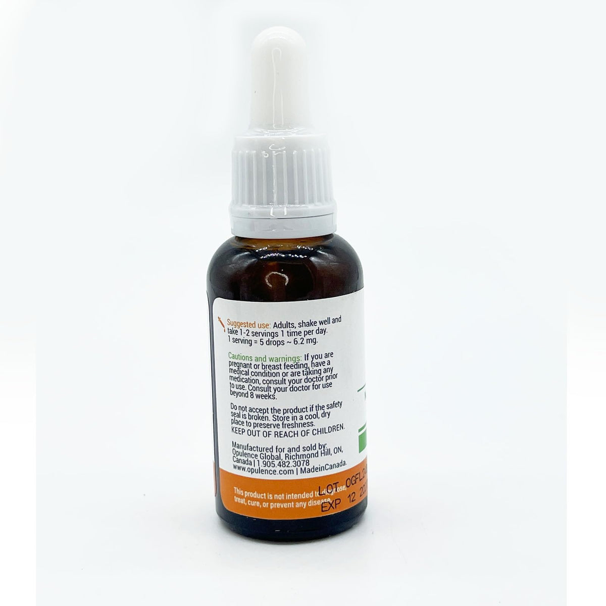 Fountain Of Life Extrait d'Épicéa Norvégien 30 ml, étiquette et contenu
