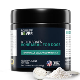 FOUR LEAF ROVER Better Bones supplément calcique pour chiens 290g vue avant