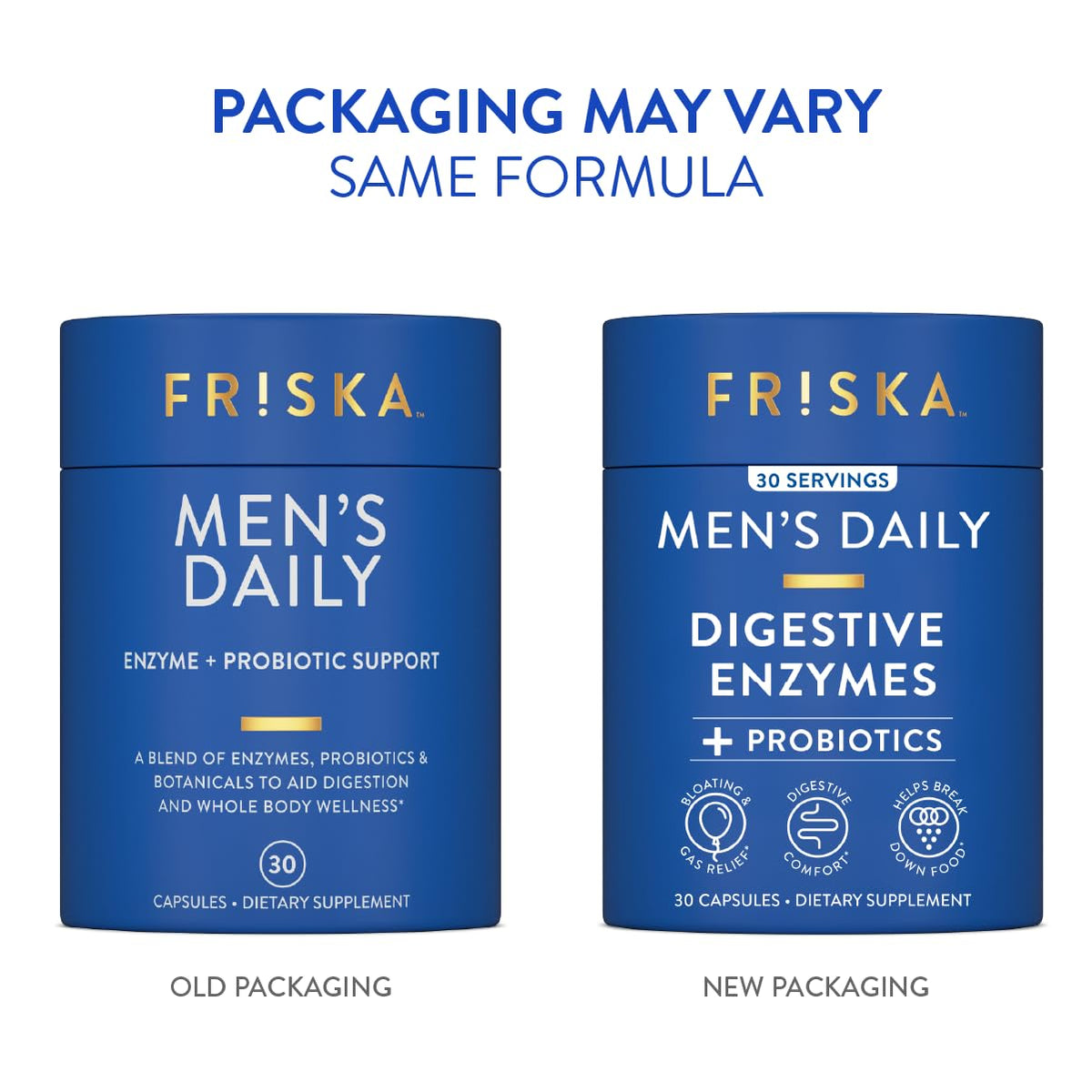 FR!SKA Complément Alimentaire Multi-Enzymes 90 capsules emballage