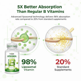 Franguly B Complex Liposomal 90 capsules avec étiquette