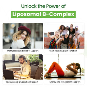 Franguly Complexe B Liposomal 60 capsules en gros plan