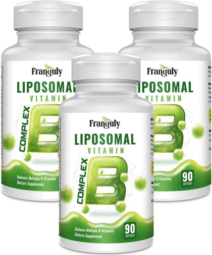 Franguly Complexe B Liposomal 60 capsules vue de face