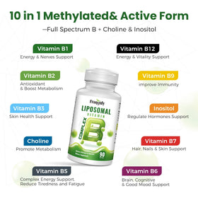 Franguly complexe B liposomal capsules avec des ingrédients naturels