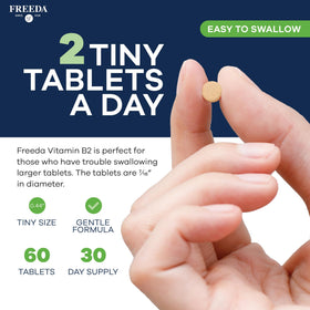 FREEDA B2 400mg, comprimés dans une main