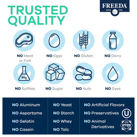FREEDA Biotine 10 000 mcg comprimés sur une table