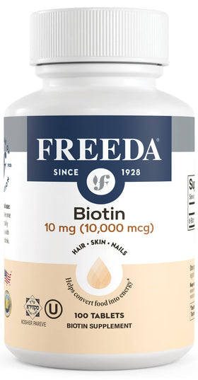 FREEDA Biotine 10 000 mcg comprimés vue de face