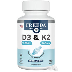 FREEDA Complément Alimentaire D3 10000 UI K2 MK7 - Boîte avant