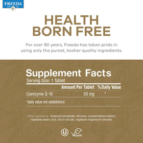 FREEDA CoQ10 50 mg comprimés, prise d'un comprimé