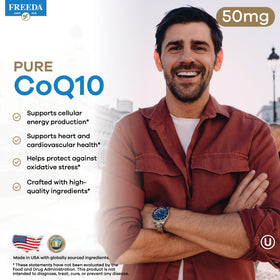 FREEDA CoQ10 50 mg comprimés, vue de côté