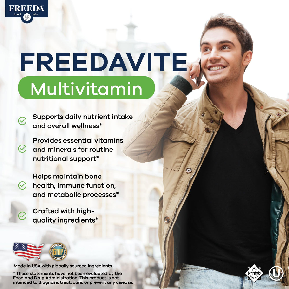 FREEDA Freedavite Multivitamine Modérée avec d'autres compléments