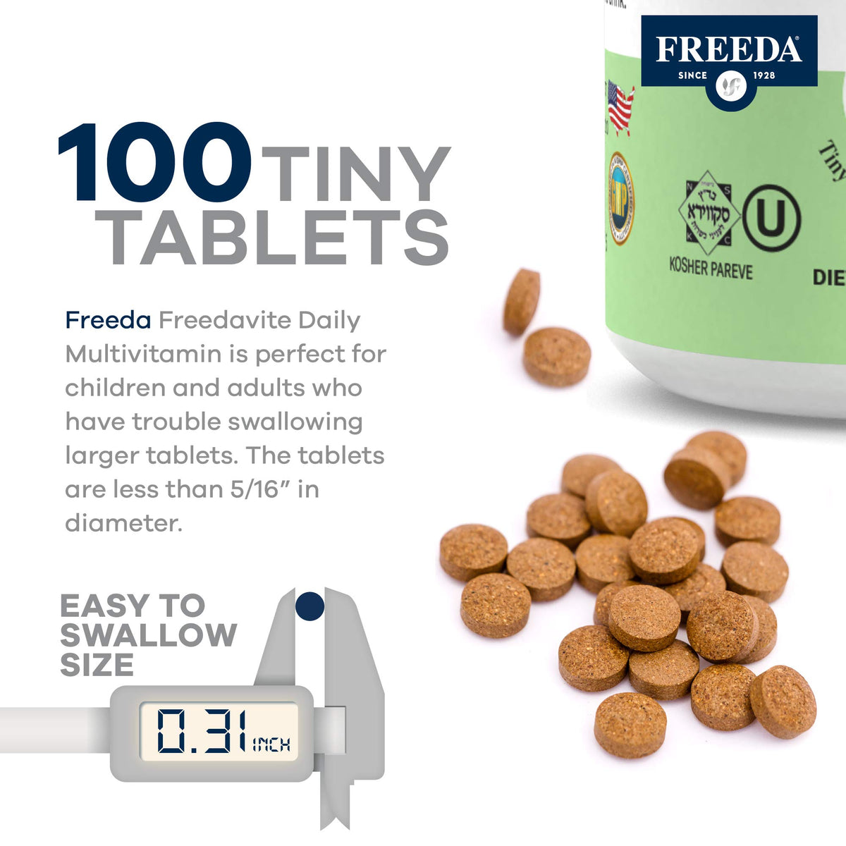 FREEDA Freedavite Multivitamine Modérée ingrédients détaillés