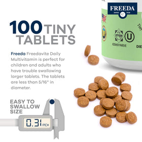 FREEDA Freedavite Multivitamine Modérée ingrédients détaillés