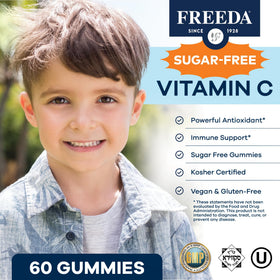 FREEDA Gummies Vitamine C Enfants emballage avec 60 gummies