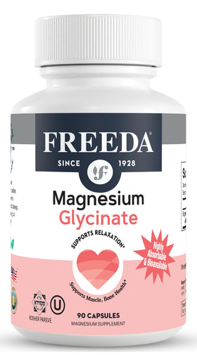 FREEDA Magnésium Glycinate 90 capsules vue de face