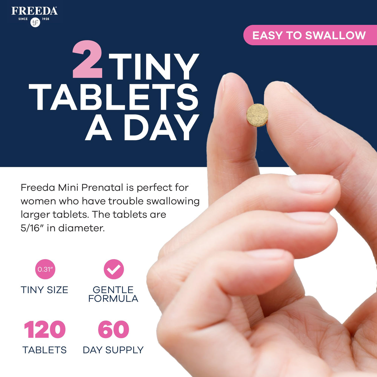 FREEDA Mini Vitamines Prénatales ingrédients détaillés