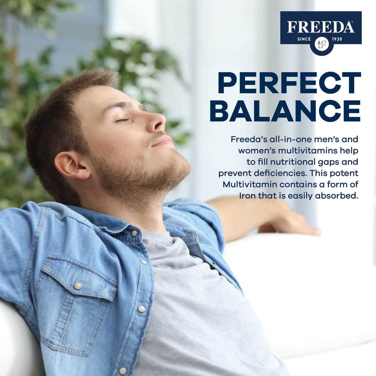 FREEDA Multivitamine Quintabs-M, vue de côté de l'emballage