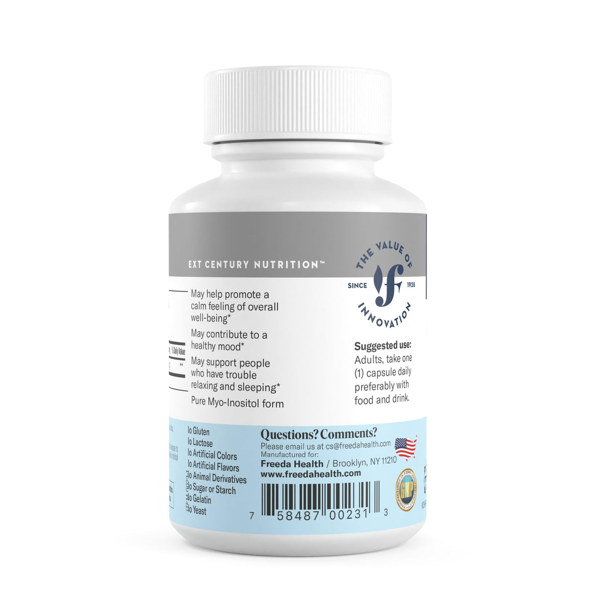 FREEDA Myo-Inositol Pur 650mg capsules close-up