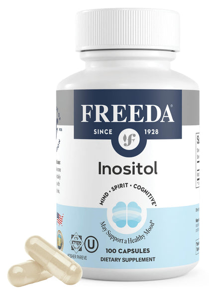 FREEDA Myo-Inositol Pur 650mg capsules front view