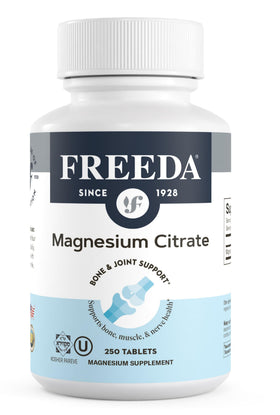 FREEDA Poudre de Citrate de Magnésium 400 mg 250 comprimés vue de face