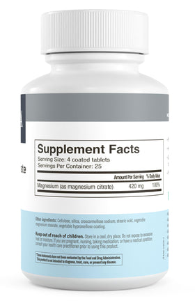 FREEDA Poudre de Citrate de Magnésium 400mg emballage