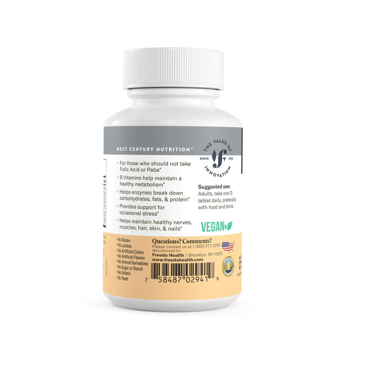 FREEDA Super B-Complex dans un environnement de vie actif