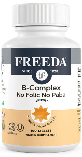 FREEDA Super B-Complex Vitamines 100ct vue de face