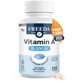 FREEDA Vitamine A 15 000 UI pot de 250 tablettes
