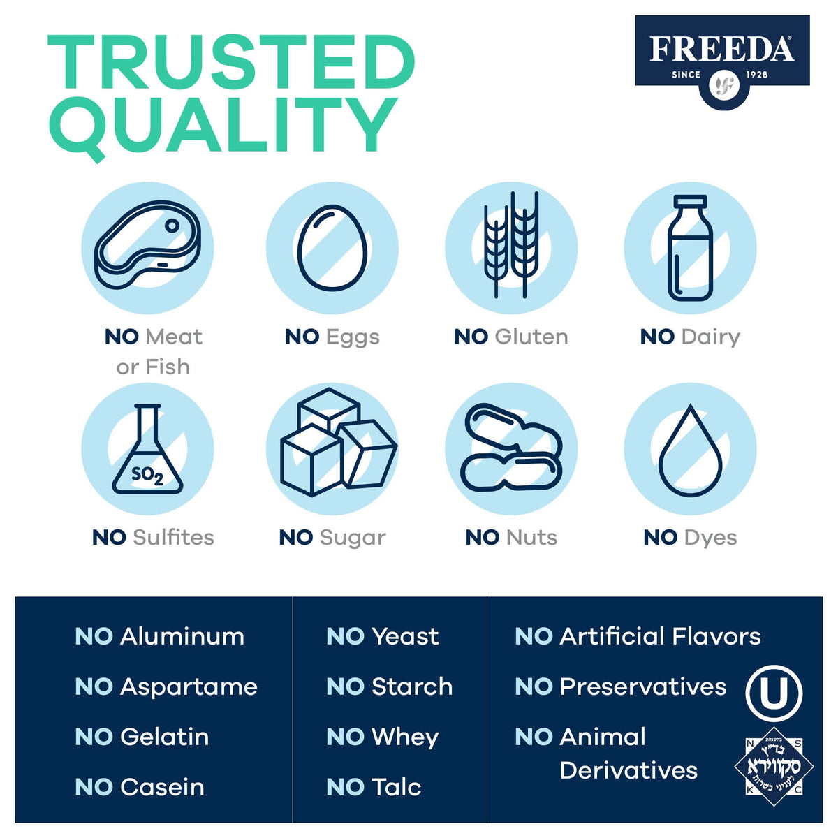 FREEDA Vitamine D2 2000 UI Vegan comprimés avec un verre d'eau