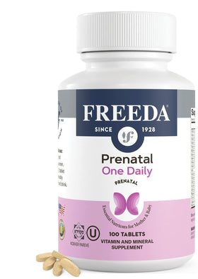 FREEDA Vitamines Prénatales 100 comprimés vue avant du produit