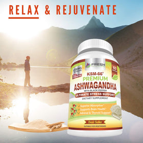FRESH HEALTHCARE capsules d'Ashwagandha KSM-66 1200mg en contexte de prise