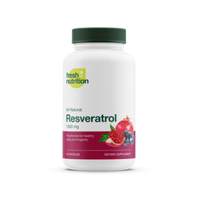 Fresh Nutrition complément alimentaire Resvératrol 750mg vue avant