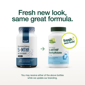 Fresh Nutrition L Methylfolate 7.5mg packaging side view