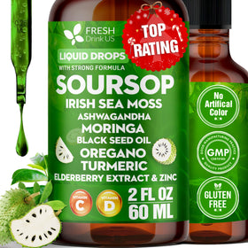 FRESHDRINKUS Soursop Bitters 60 ml bouteille avec compte-gouttes