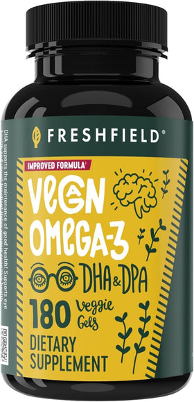 Freshfield Huile d'Algues Vegan Omega 3 240g vue frontale