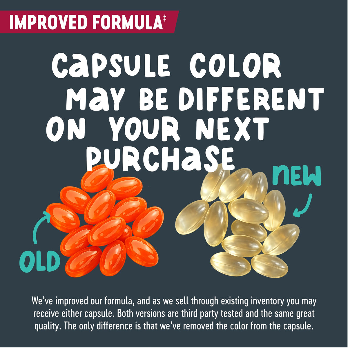 Freshfield Omega 3 DHA capsules, vue de côté