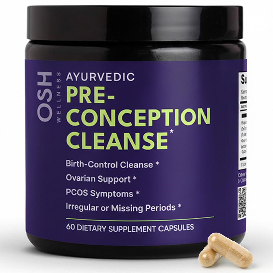 Freshly Moms Préconception Cleanse 60 capsules, vue de face