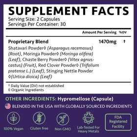Freshly Moms Préconception Cleanse, bouteille ouverte avec capsules