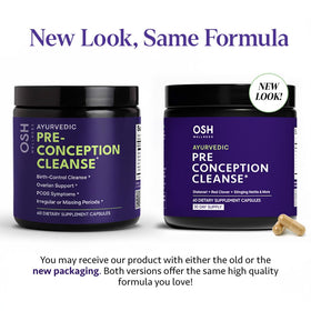 Freshly Moms Préconception Cleanse, mise en scène avec des herbes
