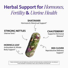 Freshly Moms Préconception Cleanse, vue de côté avec étiquette