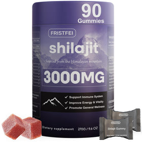 Fristfei gummies Shilajit Himalayen 90 pièces vue de face