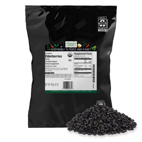 Frontier Co-op Baies de Sureau Séchées Biologiques 930g vue de face