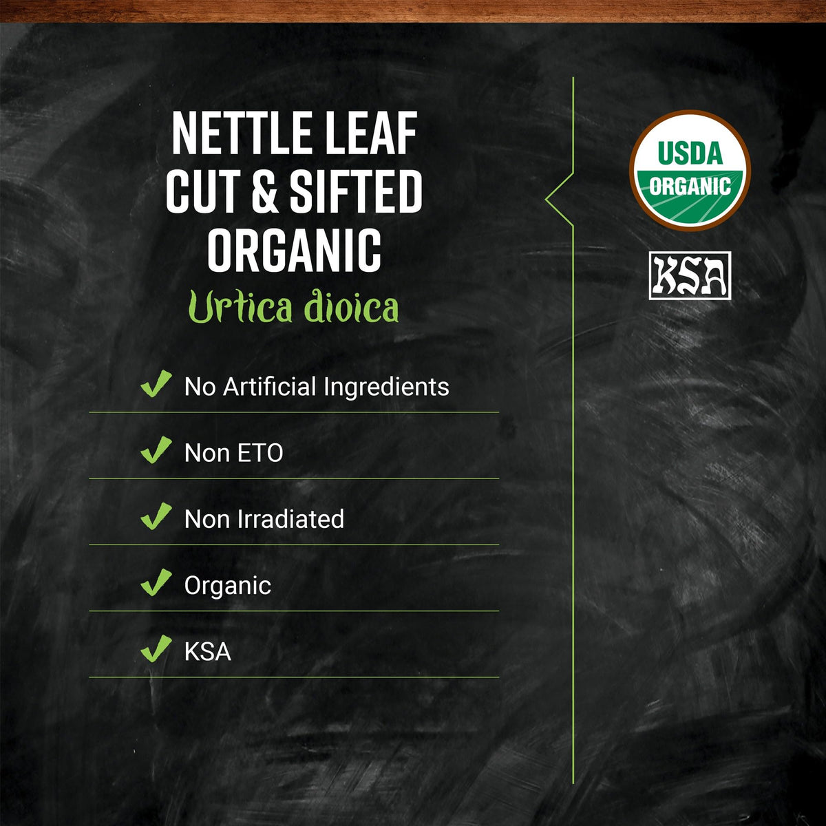 Frontier Co-op Feuille de Ortie Bio 481g - Détails de la feuille