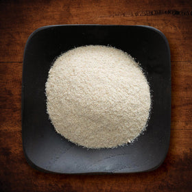 Frontier Co-op Poudre de Graines de Psyllium Bio sur une table