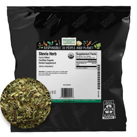 Frontier Co-op Stevia Herb Bio 481g, vue avant du paquet
