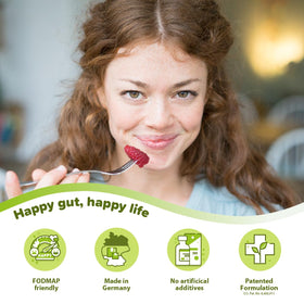 Fructaid complément alimentaire 180 capsules à côté de fruits