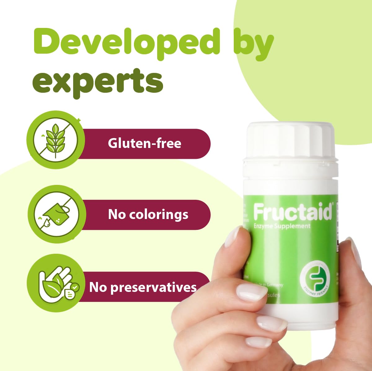 Fructaid complément alimentaire 180 capsules avec étiquette