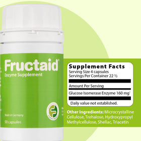Fructaid complément alimentaire 180 capsules en gros plan